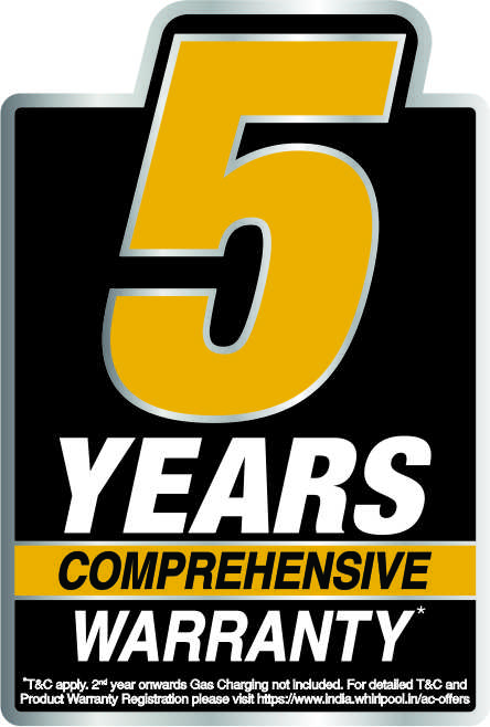 5 Years Comprehensive Warranty
